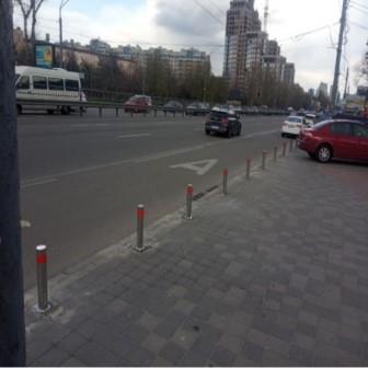 Дорожный столбик из нержавеющей стали СО-М-500 5 СН-Б столбик из нержавеющей стали